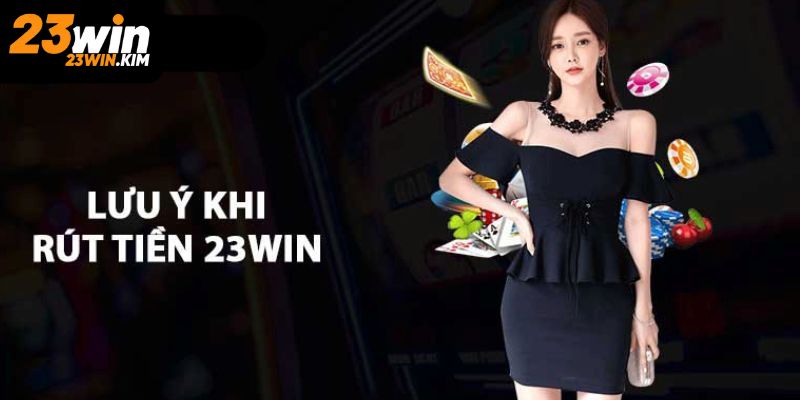 Lưu ý quan trọng khi giao dịch rút tiền 23win